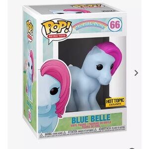 Funko pop hottopic exclusive blue belle my little pony cute original vintage toy